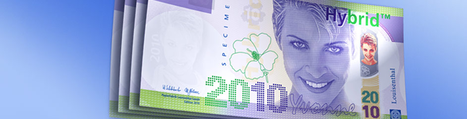 Hybrid banknote substrate